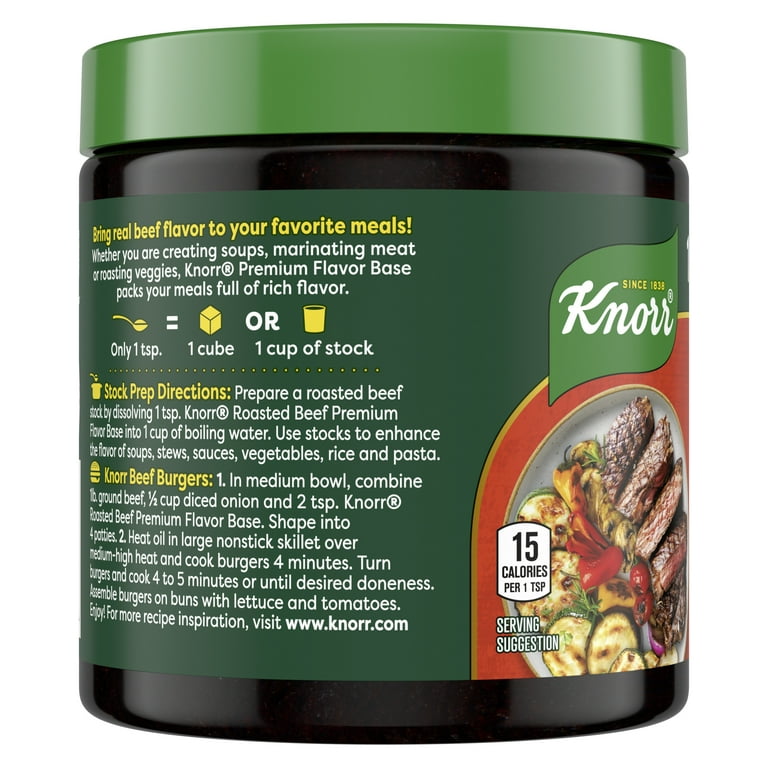 Knorr Premium Roasted Beef Flavor Base, 11 oz - Walmart.com