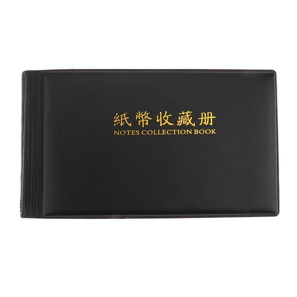 Álbum de colección de billetes Macarena 30 Páginas Negro