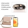 thumbnail image 4 of Pequeño bolso bandolera para mujer, bolsos para teléfono móvil, tarjetero, cartera y bolsos, 4 of 5