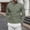1 - Green, variant on Plain T-Shirts for Men Linen Button Shirt Polos Collared Long Sleeve Big & Tall Casual Shirts for Men,Black,L