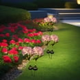 thumbnail image 6 of Gmogad Solar Powered Outdoor Garden Lights with Auto On/Off, Waterproof 26.77in Ground Lamp for Patio Lawn Yard Pathway Decoration, 8-12H Sunlight Charging, 6 of 6