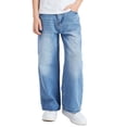 thumbnail image 2 of Gubotare Boys Jeans Regular Boys Pants, Little Boy & Little Kids Stretch Slim Fit Jeans for Boys 5T 6T (Light Blue,5-6 Years), 2 of 5