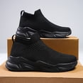 thumbnail image 6 of Men's Breathable Slip-On Sneakers - Casual Sneakers Suitable for Jogging, Round-Toe Lightweight with Cushioned MD Sole & Insole, Spring Summer Fall Casual Attire, Minimalist Sportswear (No Laces), 6 of 7