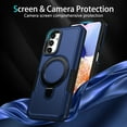 thumbnail image 3 of TECH CIRCLE Case for Galaxy A32 5G, Premium Plastic/TPU Hard Case with Sturdy View Kickstand Military Drop Shockproof Protective Rugged Slim Back Cover Shell for Galaxy A32 5G 6.5" 2021,Royalblue, 3 of 8