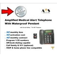 thumbnail image 5 of No Monthly Fees Life Guardian Medical Alarm Emergency Alert Phone System Uses Landline SSM, 5 of 8