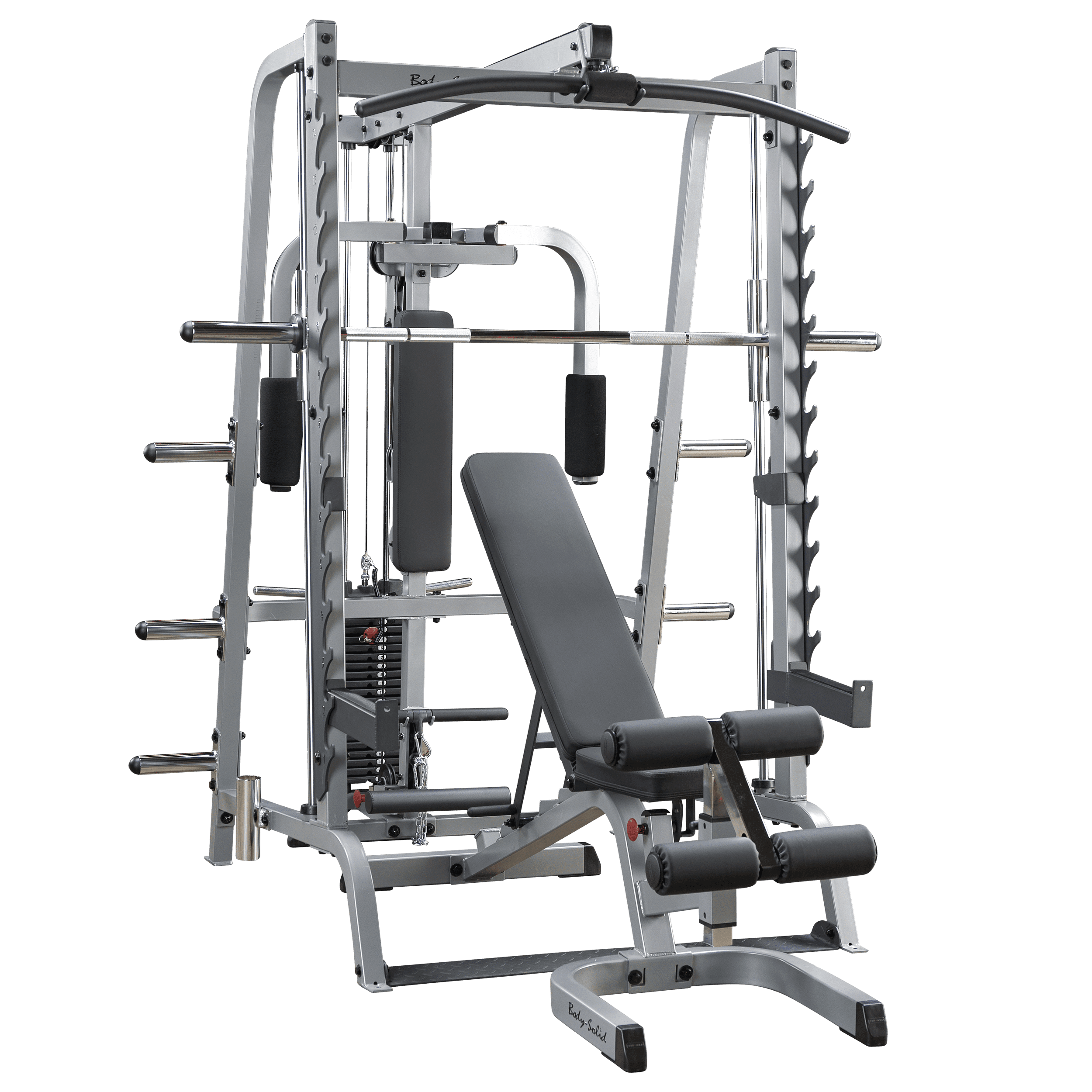 Body Solid GS348QP4 Smith Machine Package