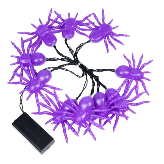Halloween Spider String Lights, LED Spider Decorative Lights for Halloween Party Decor, Spooky Indoor Outdoor Lighting, Holiday Home Scene Display Decoration