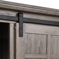 thumbnail image 5 of Modern Farmhouse TV Stand, Entertainment Center for 65 inch TV with Barn Door, Gray, 5 of 9