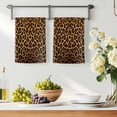 thumbnail image 3 of Brown Leopard Print Kitchen Towels Set of 4, Classic Abstract Animal Patterned Absorbent Dish Towels for Kitchen, Microfiber Hand Towel, Quick Drying Tea Towel for Cleaning Decorative Dishcloths, 3 of 7