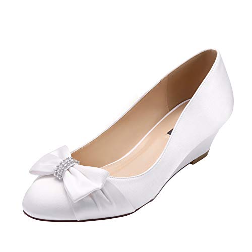 closed toe wedges wedding