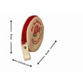 thumbnail image 2 of MONEDERO en forma de MAZAPAN, Diseño de Dulce Tipico Mexicano, Forma Redonda, Color Beige, Vini Piel, Moda Kawaii, Estilo Novedoso y Encantador., 2 of 5