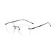 thumbnail image 3 of Gafas para ojos, gafas elegantes, informales, sin montura, para festivales, fiestas, vacaciones, ocio Negro, 3 of 7