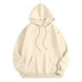 thumbnail image 5 of Puliio Women's Hoodies Sweatshirts Ocean Style Whale Printed Long Sleeve Pocket Pullovers Casual Loose Daily Wear Autumn Winter Drawstring Hoody Hooded For Women, 5 of 6