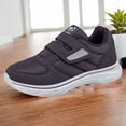 thumbnail image 4 of Adelgazar Fitness Mecedora Mamá Zapatos Dos Correas para Mujeres Hombres Cierre Ajustable Transpirable Suela Gruesa Neuropatía Pies Hinchados Alivio Del Dolor, 4 of 9