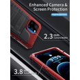 thumbnail image 5 of Étui Imperméable pour iPhone 12 Pro Max avec Protecteur d'Écran Intégré, Silicone Dur Robuste, 5 of 5