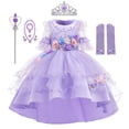 thumbnail image 1 of Disney Isabella Encanto vestido de niña Halloween fantasía flor cóctel Navidad niños encanto Isabela fiesta de cumpleaños Dress4T Tag-120 Gao Jinjia LED, 1 of 2