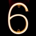 thumbnail image 4 of Luz LED Números luminosos Lámpara de neón romántica Uso de propuesta de fiesta de amor (6), 4 of 5