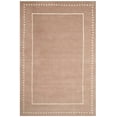 thumbnail image 2 of SAFAVIEH Bella Danita Plain Dotted Bordered Wool Area Rug, Beige/Ivory, 5' x 8', 2 of 6