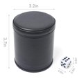 thumbnail image 3 of Taza de dados TUZAMA profesional con forro de fieltro con 6 dados para Yahtzee, 3 of 6