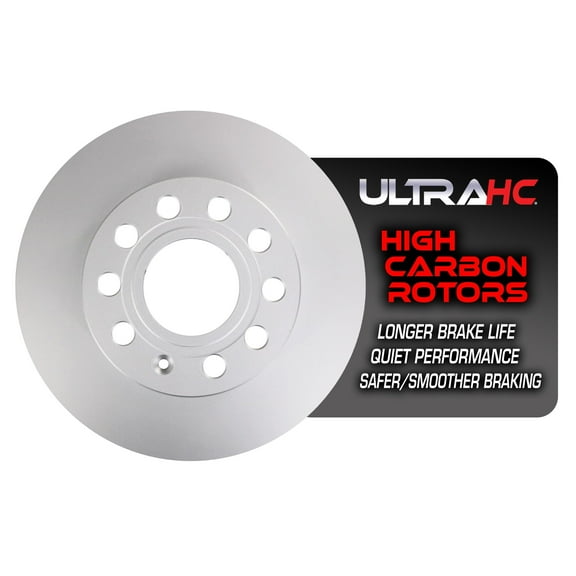 UltraHC Coated High Carbon Brake Rotor, Rear UR001330, Volkswagen Jetta 2010-2005