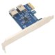 thumbnail image 3 of PCI E 1 A 2 Riser Card PCI E 1X A External 2 PCI E USB 3.0 Adapter Flexibility For Ethereum Mining, 3 of 8