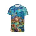 thumbnail image 3 of Honeii Sea World Print Kids Boy T-Shirt,Breathable Round Neck Tee,Stylish Summer Tee for Boys, for Outdoor Activities and Casual Wear, 3 of 7