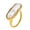 Gold, variant on Fashion Long Strips Pearls Rings Statement Rings Stainless Steel Texture Perfect for Present and Special Occasions