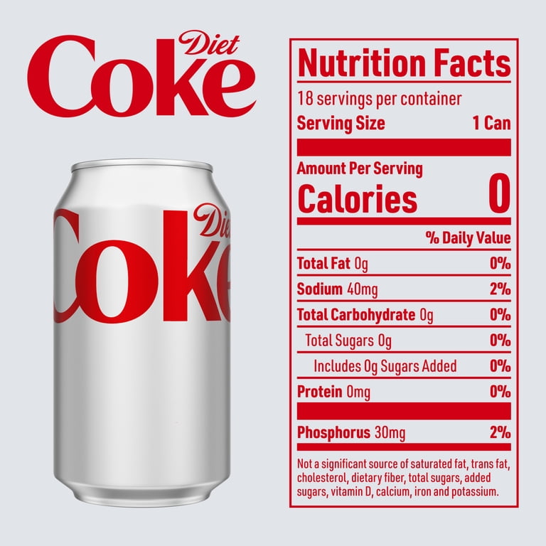 Diet Coke Soda, 12 fl oz Cans, 18 Pack photo 8