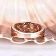 thumbnail image 3 of HeartsAndYou 2ct Natural Peach Morganite Half Eternity Wedding Band Ring 14k SOLID Rose Gold, 3 of 9