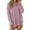 Light Purple, variant on Fiaer.Waffle Long Sleeve T Shirts for Women.Womens Crew Neck Plus Size Loose Fit Tshirts.Women's Casual Trendy Going out Basic Tops Hot Pink L