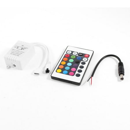 Rgb Led Strip Controller - DC 12V 24 Keys RGB IR Wireless Remote Controller for LED Light Strip