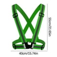 thumbnail image 2 of Unisex Reflective Safety Vest - Lightweight 360° Visibility for Running, Cycling, Motorcycling - Adjustable Fit for Men & Women - Day Night Wear - Includes 1 Vest, 2 of 5
