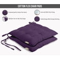 thumbnail image 3 of Vargottam Set of 2 Comfortable Chair Pads Seat Cushion with Full-Length Ties for Non-Slip Support Polyester Filling for Dining | Office | Kitchen Reduces Pressure & Washable, 3 of 9