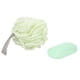 thumbnail image 3 of Kit de goma para ducha de baño, esponja para ducha, borrador de pelo, esponja exfoliante lavable, limpieza suave, herramienta de baño para depilación, 3 of 8