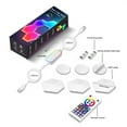 thumbnail image 4 of Lapalife Hexagon Light, Music Sync RGB Hexagon LED Wall Lights with APP & Remote Control Gift for Home Decor, Living Room, Bedroom, Gaming Room, 4 of 8
