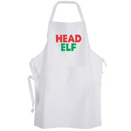 Chef Head - Aprons365 - Head Elf – Apron – Christmas Holiday Kitchen Chef