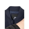 thumbnail image 4 of X RAY JEANS Boy's Wool Varsity Bomber Jacket With Grainy PU Sleevees, Navy/Navy, M, 4 of 10