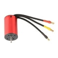 thumbnail image 1 of Waterproof Brushless Motor, Stable Output Power Aluminum Alloy 4400KV Brushless Motor CNC Machining  For 1/12 RC Car, 1 of 8