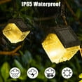 thumbnail image 4 of LINLIN Hanging Solar Lights Waterproof Colour Changing Solar Lantern Outdoor Lights Garden Fence Lights Wall Lights for Patio Tent Porch Yard Fence Deck, 4 of 7