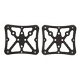 thumbnail image 4 of Convertidores de plataforma pequeños para ciclismo, adaptadores de pedales de bicicleta de carretera de aluminio negro, 4 of 8