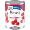 Duncan Hines Comstock Simply Raspberry Pie Filling and Topping, Ready to Use, 21 oz.