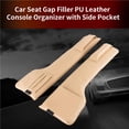 thumbnail image 4 of Relleno De Espacio Para Asiento De Automóvil Gran Capacidad Relleno De Espacio Para Asiento De Automóvil Fácil De Instalar Consola De Cuero De Pu Organizador De Bolsillo Lateral Para Gafas De Sol De matsuzay VI009462-03, 4 of 7