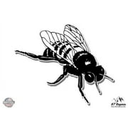 Honey Bee - 3" Vinyl Sticker - For Car Laptop I-Pad Phone Helmet Hard Hat - Waterproof Decal