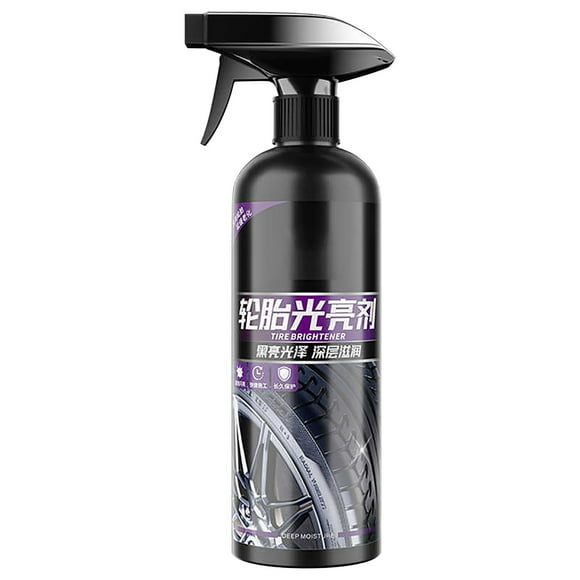 Black 500Ml Car Tire Maintenance Wax Rubber Protectant Foam Cleaner Uv Protection Tire Shine Conditioner Anti-Aging Formula Long-Lasting Gloss #92r2D