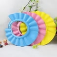 thumbnail image 2 of PEACNNG Shampoo Cap Durable Baby Bath Visor Hat Adjustable Baby Shower Protect Eye Water-proof Splashguard Hair Wash Shield For Infant, 2 of 5