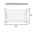 thumbnail image 2 of RSH Decor: 4 Lumbar Support Pillows | All-Weather Spun Fabric | Navy & White Stripe, 2 of 3