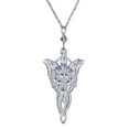 thumbnail image 1 of Necklace- Natural Zircon Lord Of The Rings(color: Silver), 1 of 3