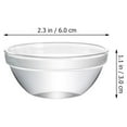 thumbnail image 2 of LNGOOR 2pcs Glass Dessert Bowls Appetizer Fruit Salads Dish Small Rice Pudding Bowls, 2 of 6