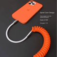 thumbnail image 2 of Nuevo cable de datos de expansión en espiral con resorte de 100 W, tipo C a C/Lightning, cable de carga súper rápida para Apple, iPad, Android, Samsung y Xiaomi, 2 of 3