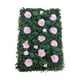 thumbnail image 1 of Panel de pared de césped artificial con flores, panel de pared verde para el hogar, telón de fondo floral, planta artificial para cubierta, día de San Rosa, 1 of 8